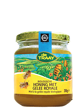 De Traay Honing Gelee Royale 250g bio